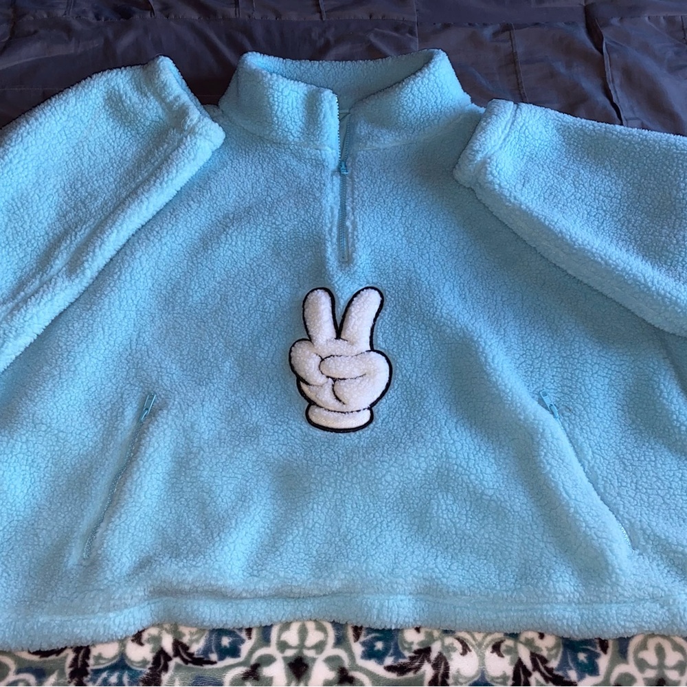 Disney Sky Blue Fleece Pullover